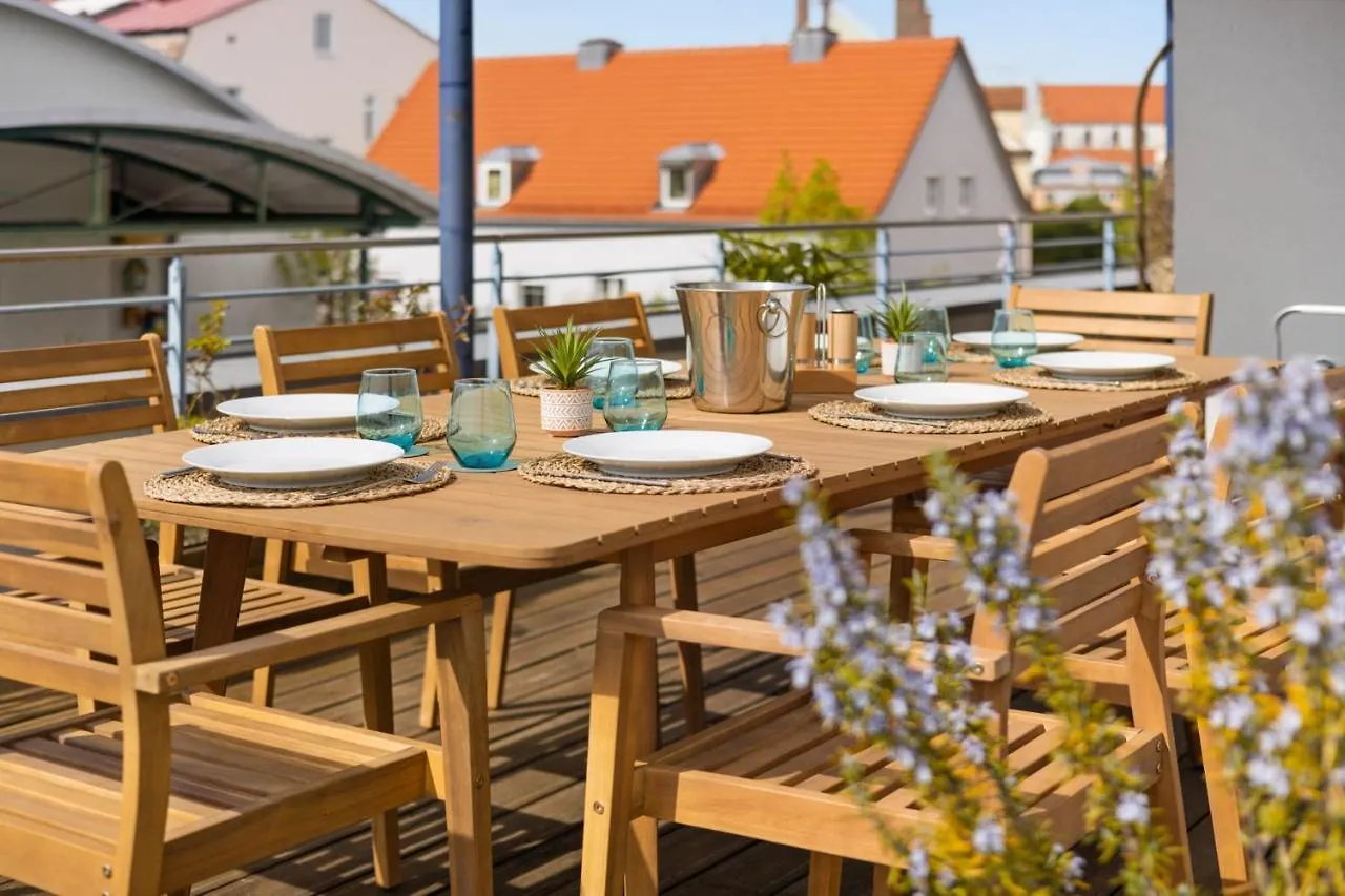Arbio I Premium Penthouse Apartment Augsburg